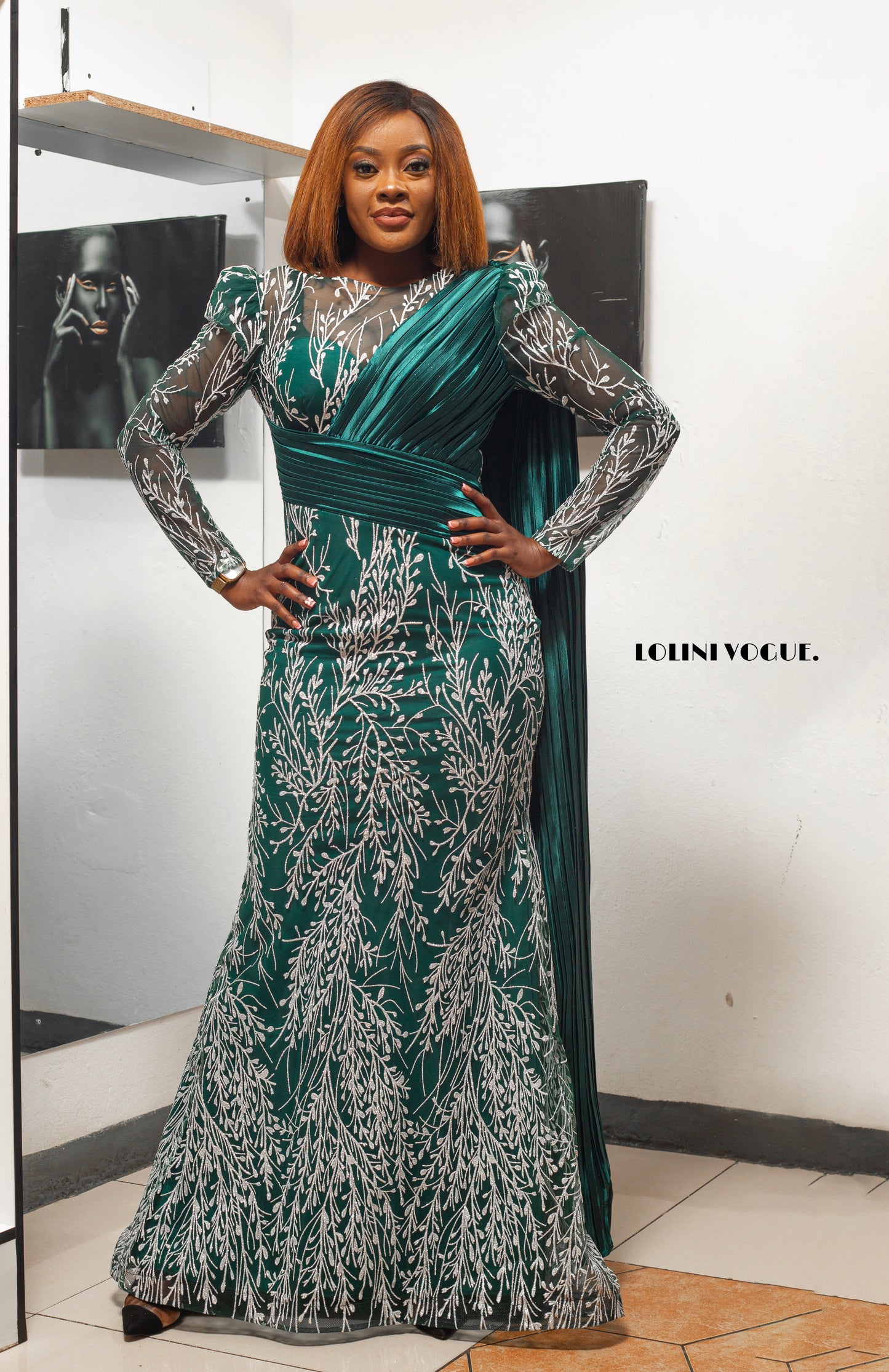 Emerald Mermaid Gown