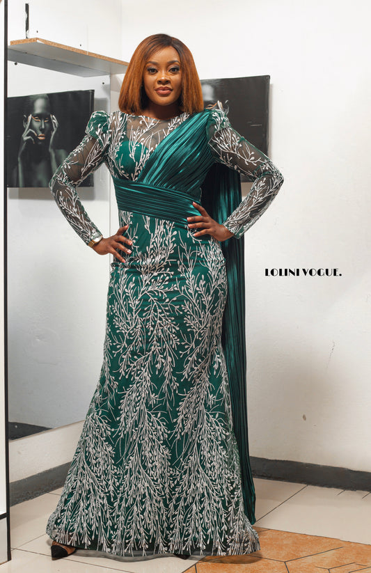 Emerald Mermaid Gown