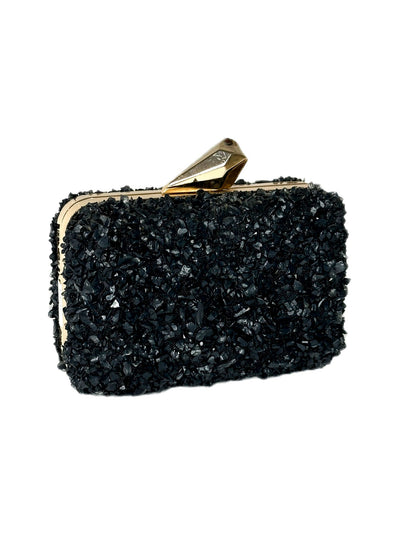 black clutch purse- lolini vogue