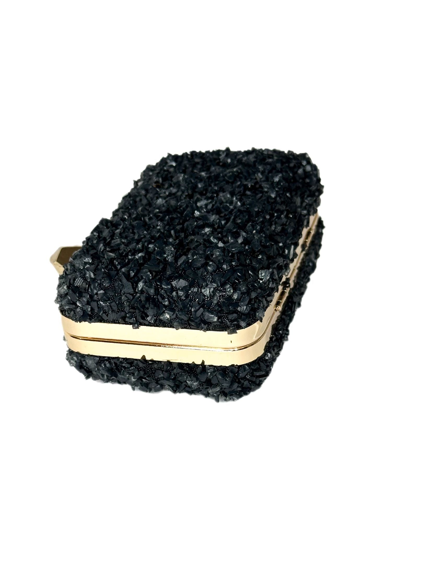 black clutch purse- lolini vogue