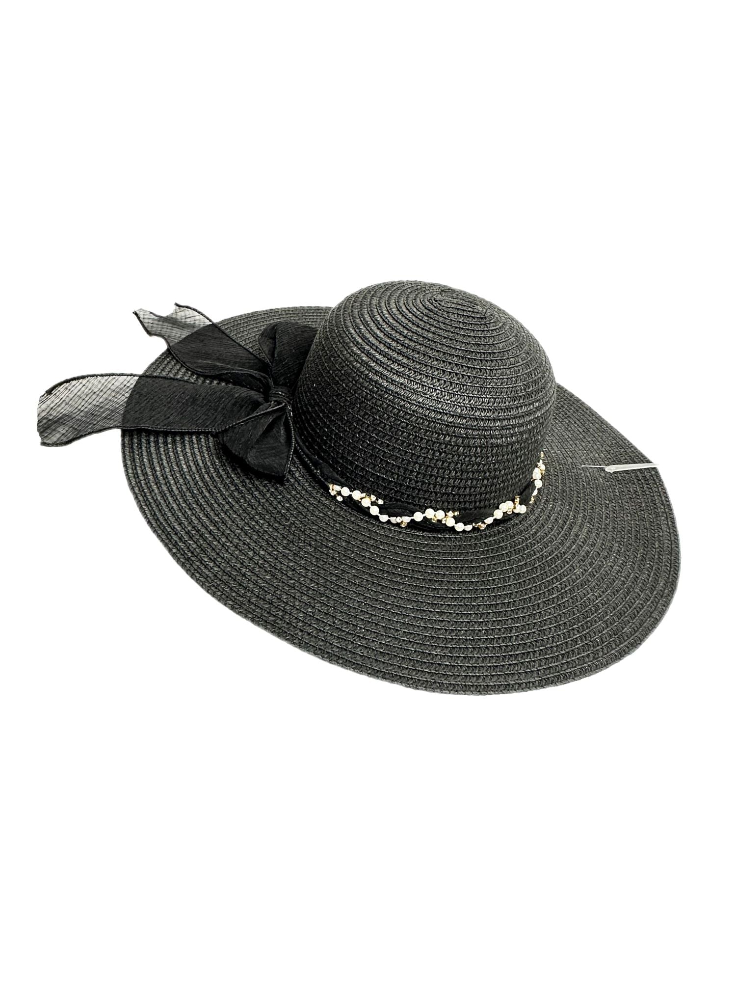 Black sun hat- Lolini Vogue