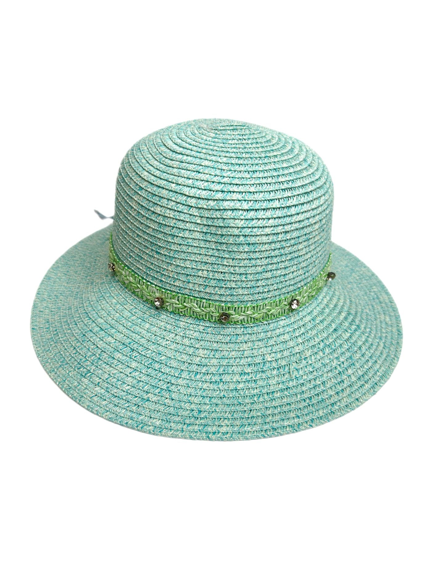 light blue straw hat-lolini vogue