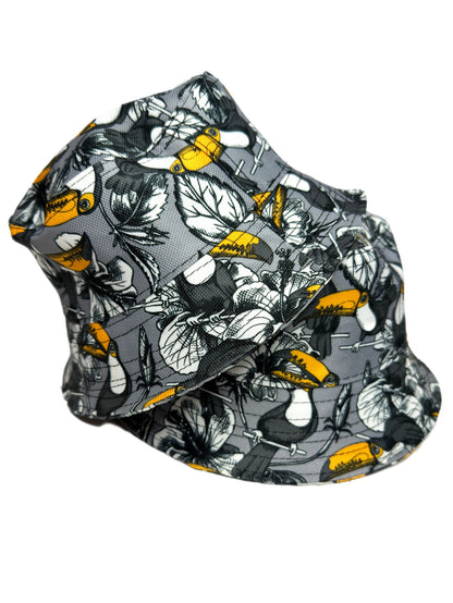 grey/yellow unisex bucket-lolini vogue