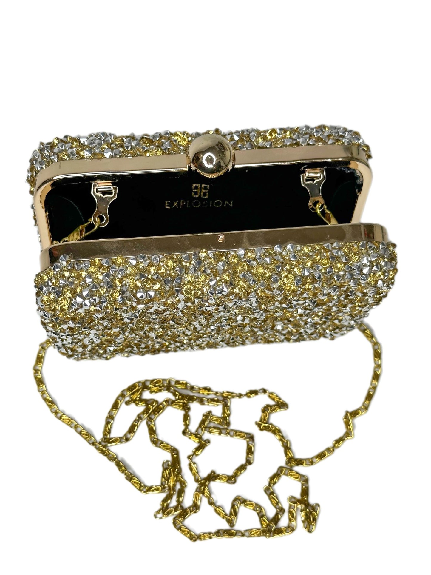 gold clutch purse-lolini vogue