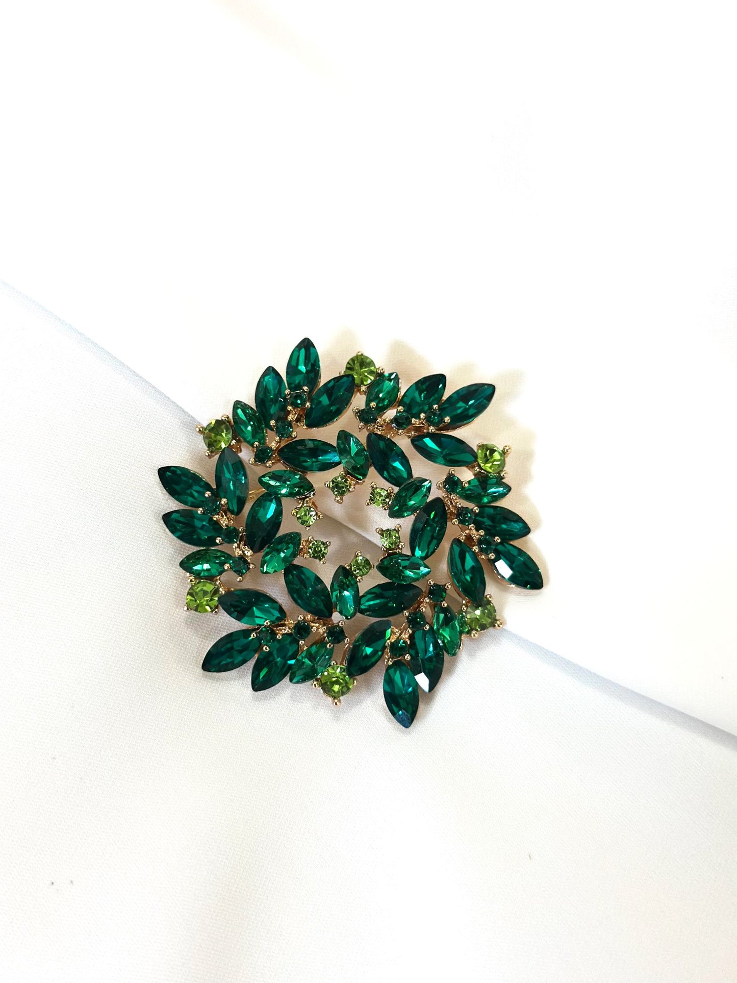 green brooch-lolini vogue