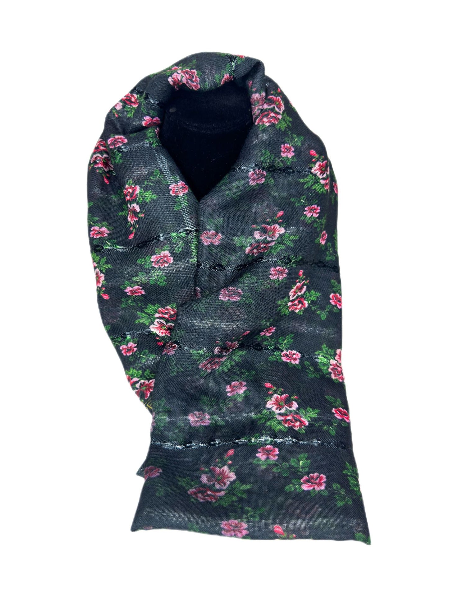 green floral scarf-lolini vogue