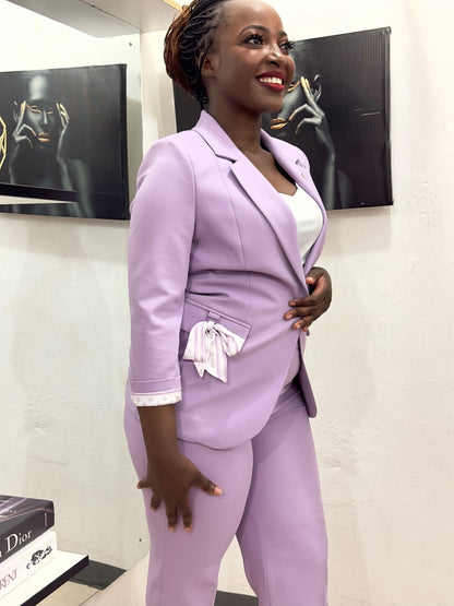 Lilac Pant suit-lolini vogue