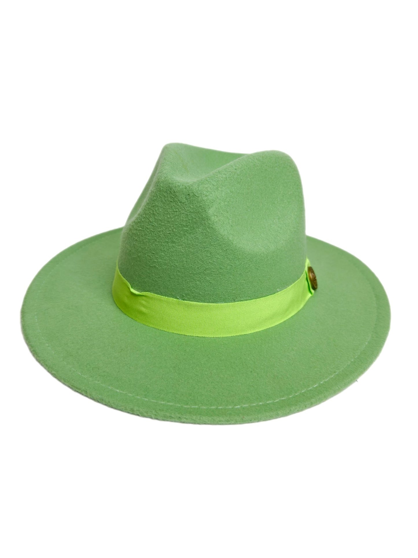 mint fedora hat- lolini vogue