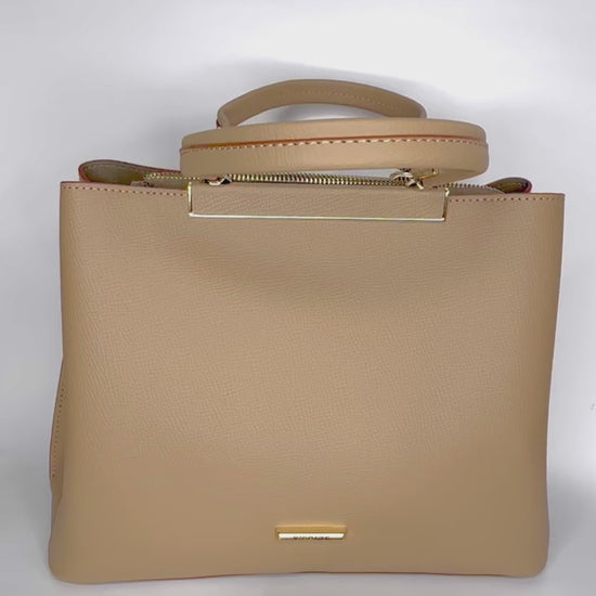 Nude medium sized bag- lolini vogue 