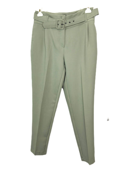 sage high waisted ankle length pants- Lolini vogue