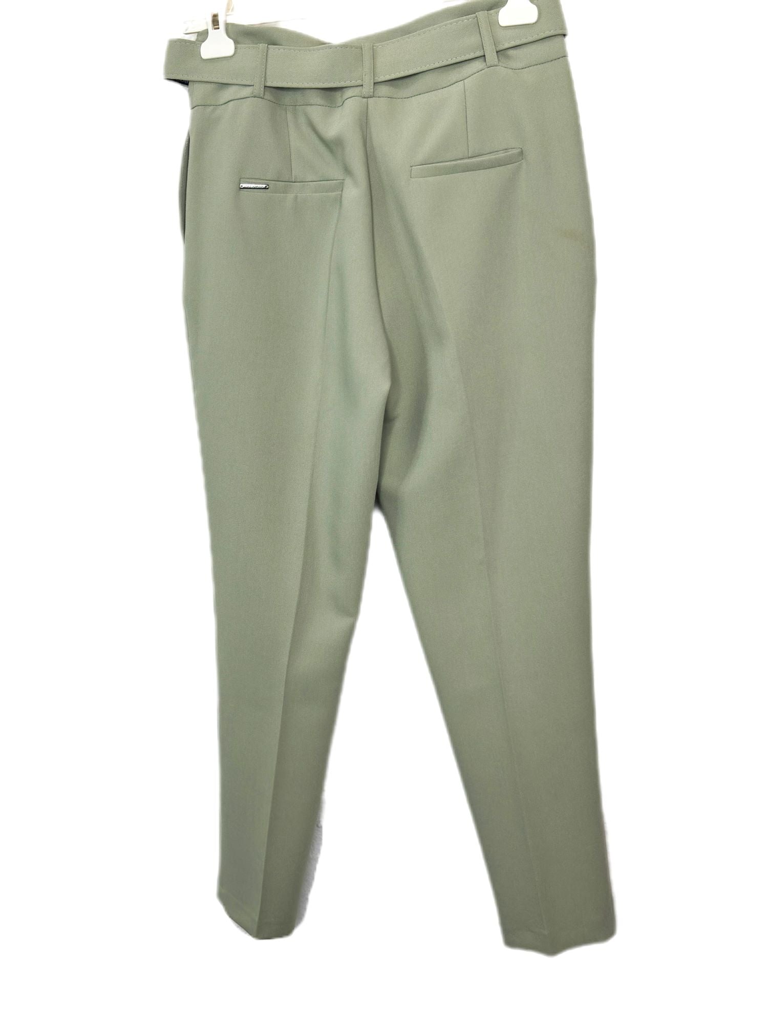 sage high waisted ankle length pants- Lolini vogue