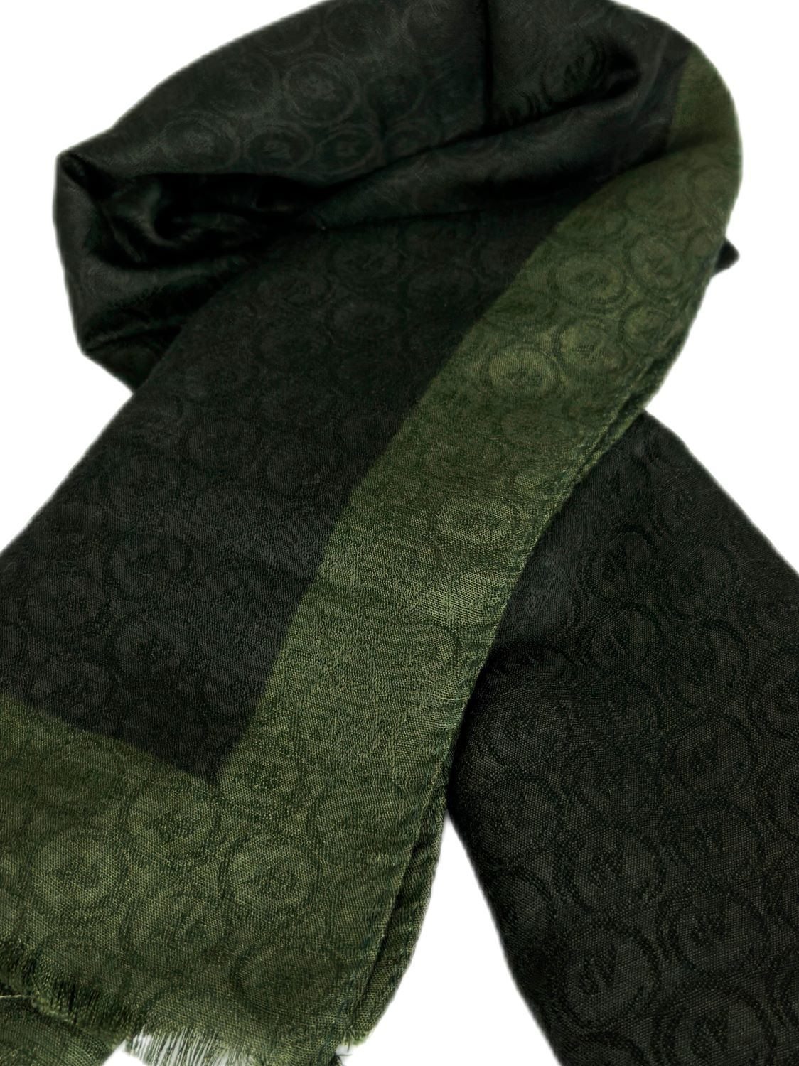 dark green scarf-lolini vogue