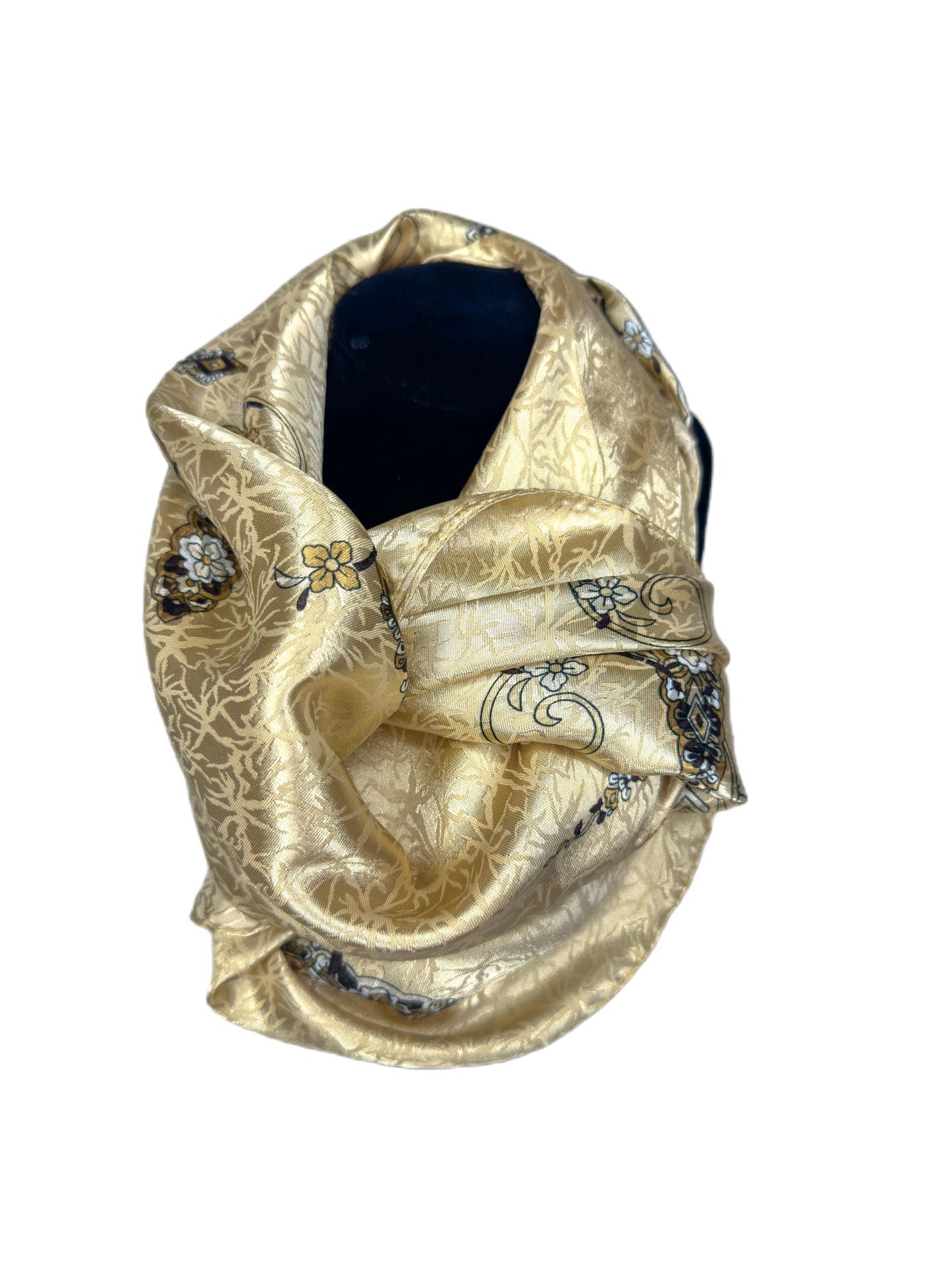 gold silk scarf-lolini vogue