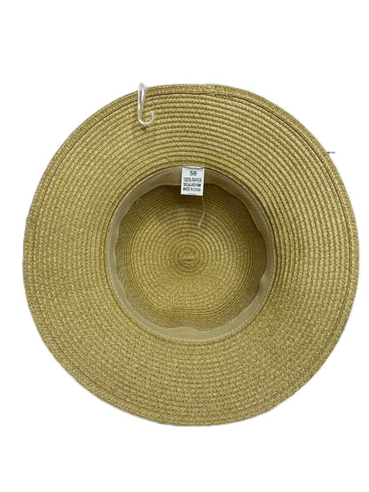 classis round straw hat with floral detail-lolini vogue