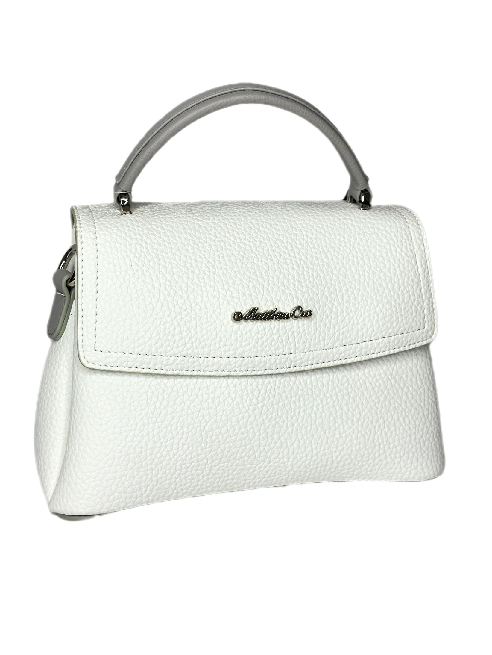 white mini cross handbag-lolini vogue